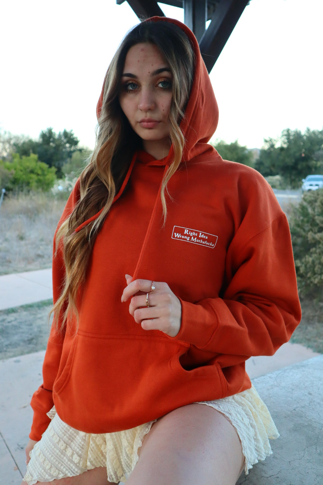Burnt Orange Hoodie