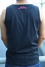 Load image into Gallery viewer, Black Tank Top Neon Pink Right Idea Wrong Mothafucka logo
