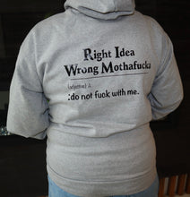 Load image into Gallery viewer, Heather Gray RIWM Defintion Hoodie
