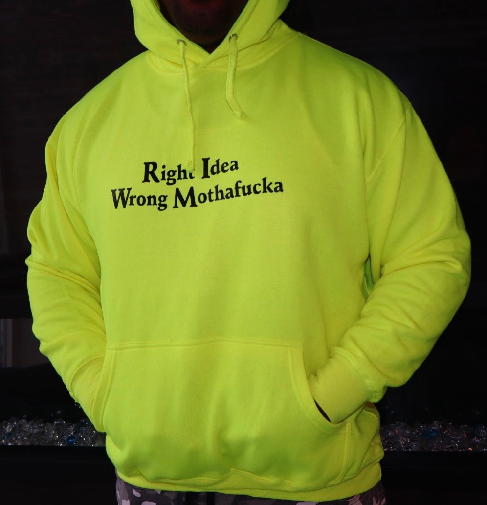 Neon Yellow Hoodie RIWM Definiton Hoodie
