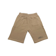 Load image into Gallery viewer, Beige Shorts Black with border Right Idea Wrong Mothafucka
