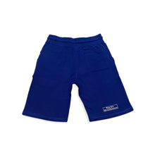 Load image into Gallery viewer, Blue Shorts White with border Right Idea Wrong Mothafucka
