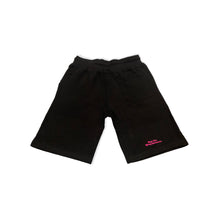 Load image into Gallery viewer, Black Shorts Neon Pink Right Idea Wrong Mothafucka
